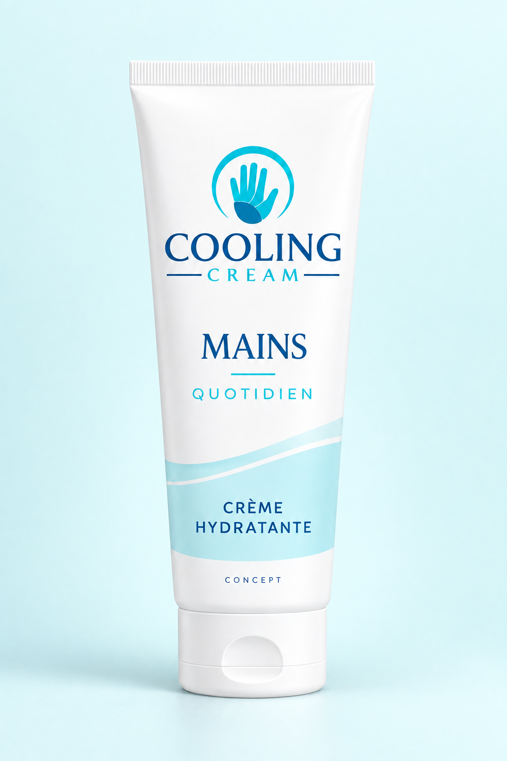 Concept Cooling Cream mains Quotidien : tube de crème hydratante